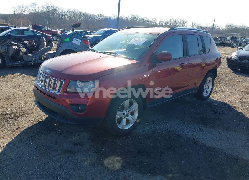 Photo 2 of 2014 Jeep Compass LATITUDE (VIN 1C4NJDEB5ED809949)