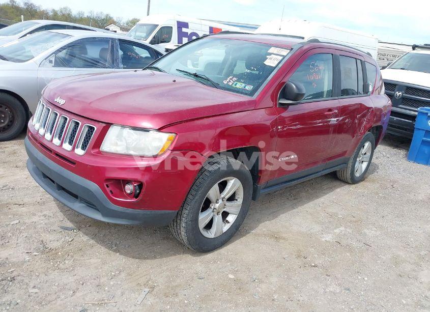 Photo 2 of 2012 Jeep Compass LATITUDE (VIN 1C4NJDEB6CD624936)