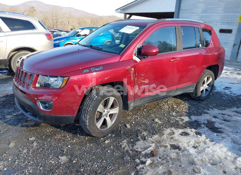 Photo 2 of 2016 Jeep Compass HIGH ALTITUDE EDITION (VIN 1C4NJDEB7GD573341)