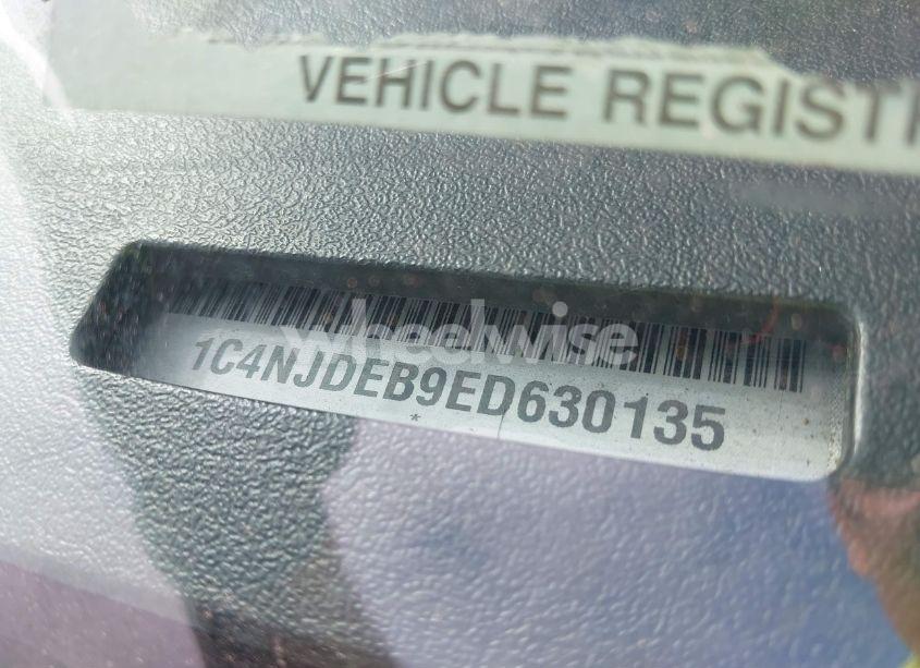 Photo 11 of 2014 Jeep Compass LATITUDE (VIN 1C4NJDEB9ED630135)