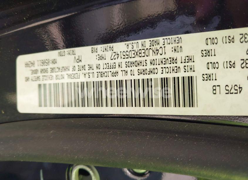 Photo 9 of 2014 Jeep Compass LATITUDE (VIN 1C4NJDEBXED551427)