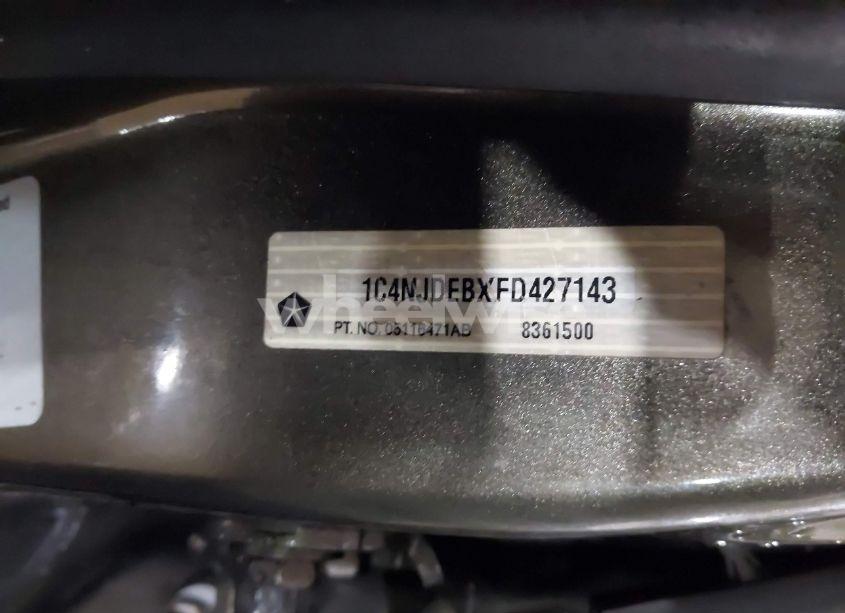 Photo 9 of 2015 Jeep Compass HIGH ALTITUDE EDITION (VIN 1C4NJDEBXFD427143)