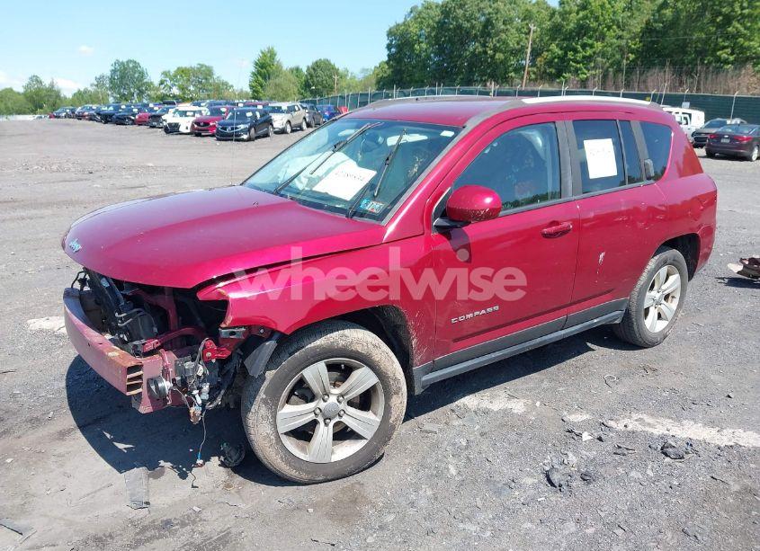 Photo 2 of 2016 Jeep Compass LATITUDE (VIN 1C4NJDEBXGD758192)
