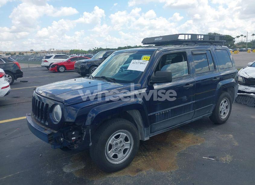 Photo 2 of 2016 Jeep Patriot SPORT (VIN 1C4NJPBA2GD731551)