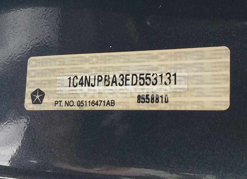 Photo 9 of 2014 Jeep Patriot SPORT (VIN 1C4NJPBA3ED553131)