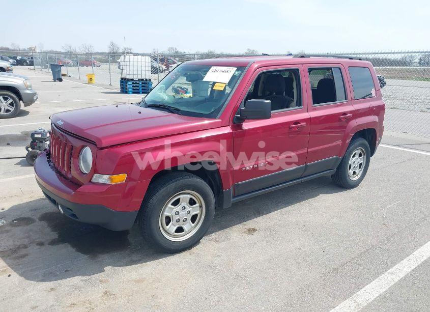 Photo 2 of 2016 Jeep Patriot SPORT (VIN 1C4NJPBA3GD512694)