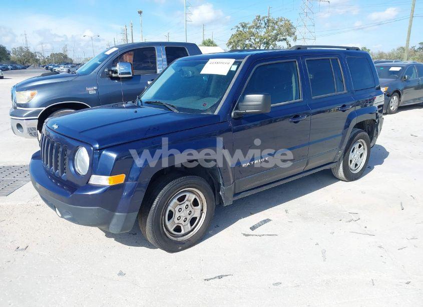 Photo 2 of 2016 Jeep Patriot SPORT (VIN 1C4NJPBA3GD677015)
