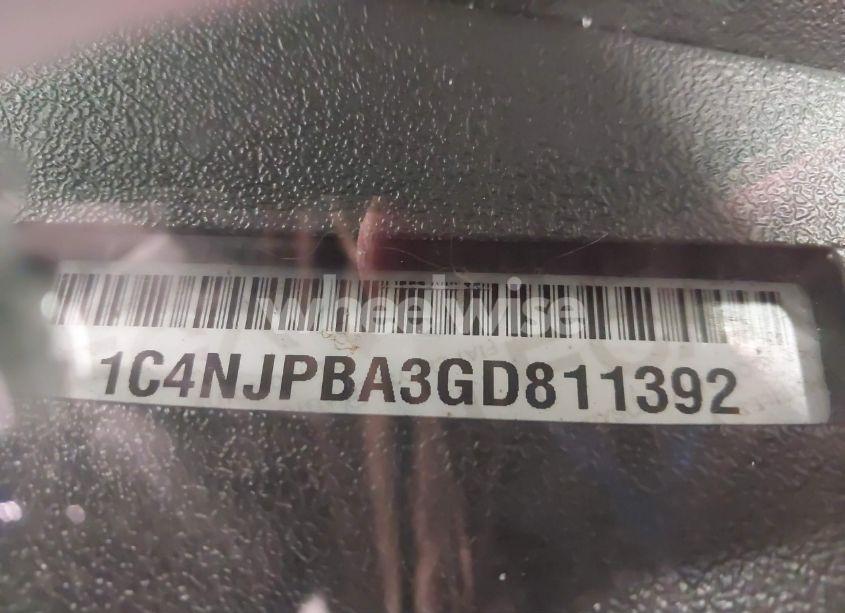 Photo 9 of 2016 Jeep Patriot SPORT (VIN 1C4NJPBA3GD811392)