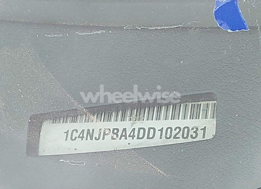 Photo 9 of 2013 Jeep Patriot SPORT (VIN 1C4NJPBA4DD102031)