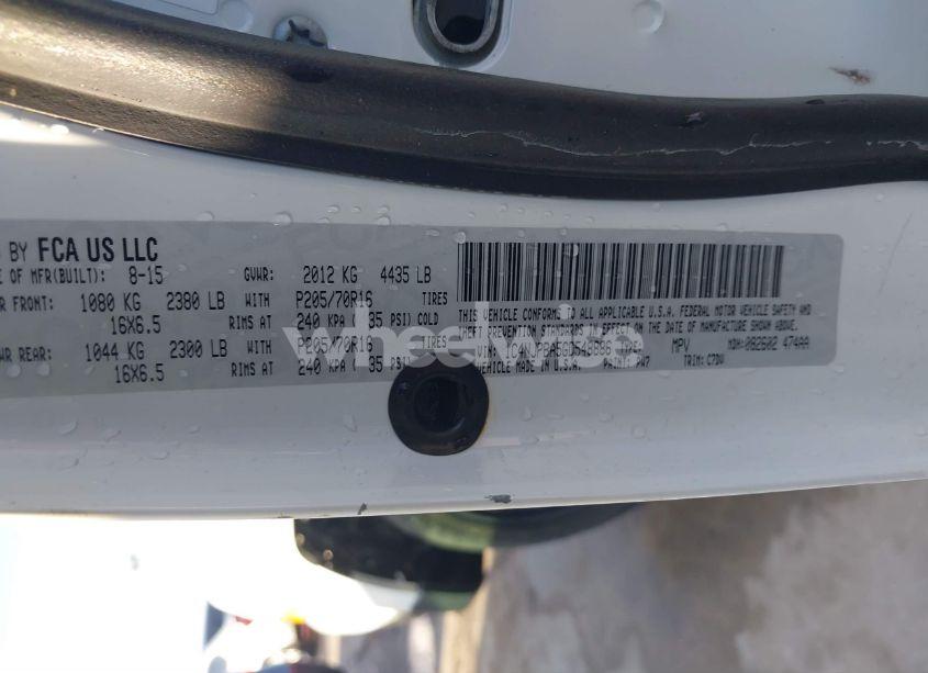 Photo 9 of 2016 Jeep Patriot SPORT (VIN 1C4NJPBA5GD548886)