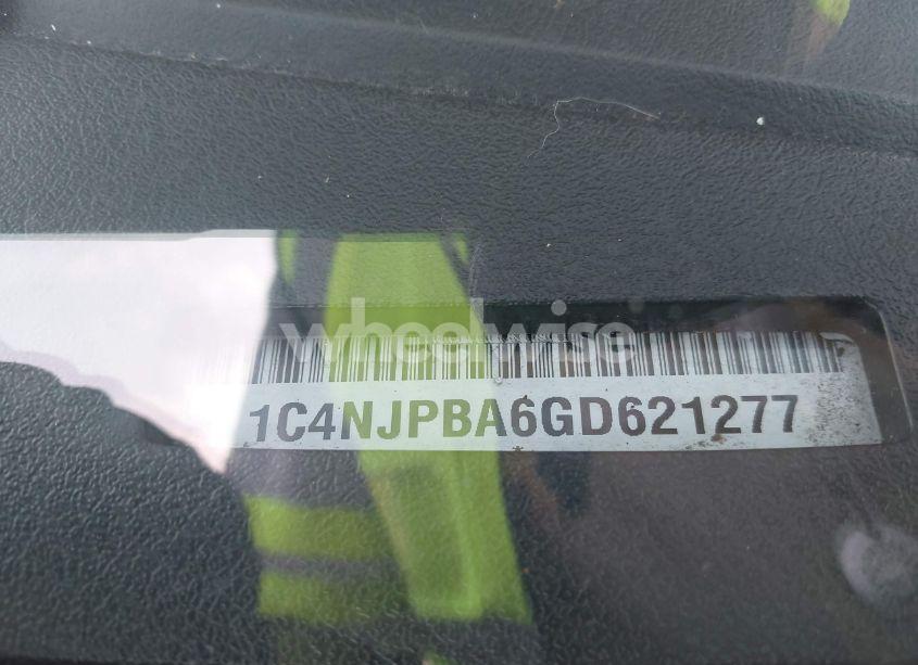 Photo 9 of 2016 Jeep Patriot SPORT (VIN 1C4NJPBA6GD621277)