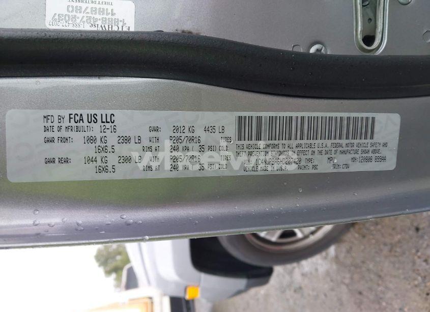 Photo 9 of 2017 Jeep Patriot SPORT FWD (VIN 1C4NJPBA6HD207420)