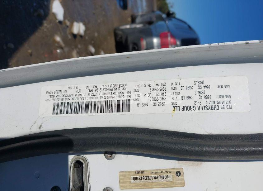 Photo 9 of 2012 Jeep Patriot SPORT (VIN 1C4NJPBA7CD612100)