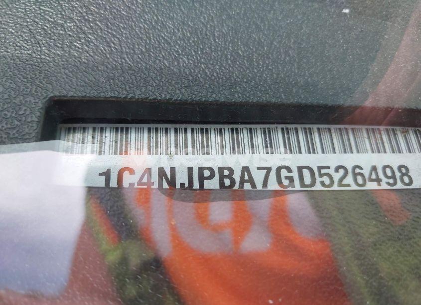 Photo 9 of 2016 Jeep Patriot SPORT (VIN 1C4NJPBA7GD526498)