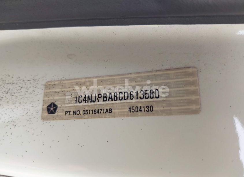 Photo 9 of 2012 Jeep Patriot SPORT (VIN 1C4NJPBA8CD613580)