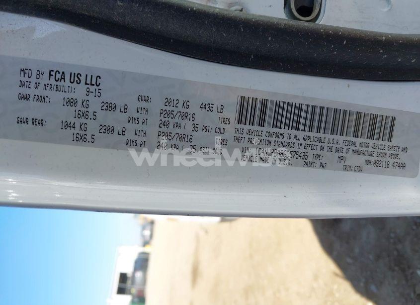 Photo 9 of 2016 Jeep Patriot SPORT (VIN 1C4NJPBA8GD575435)