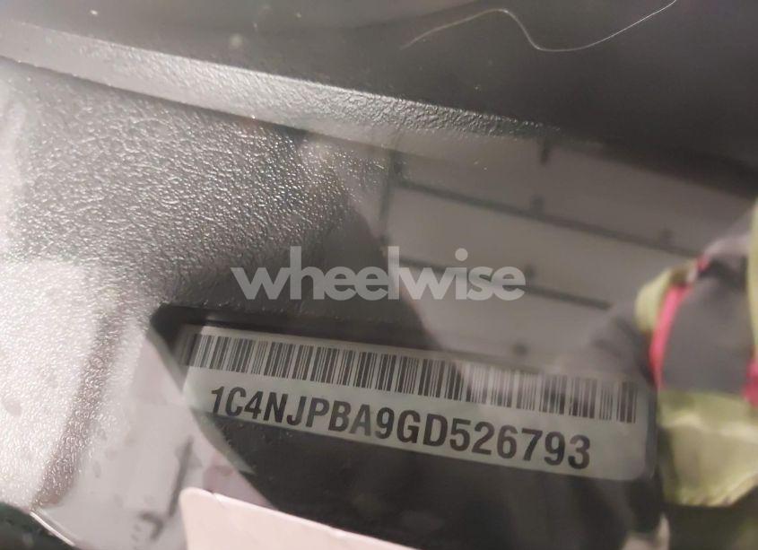 Photo 9 of 2016 Jeep Patriot SPORT (VIN 1C4NJPBA9GD526793)