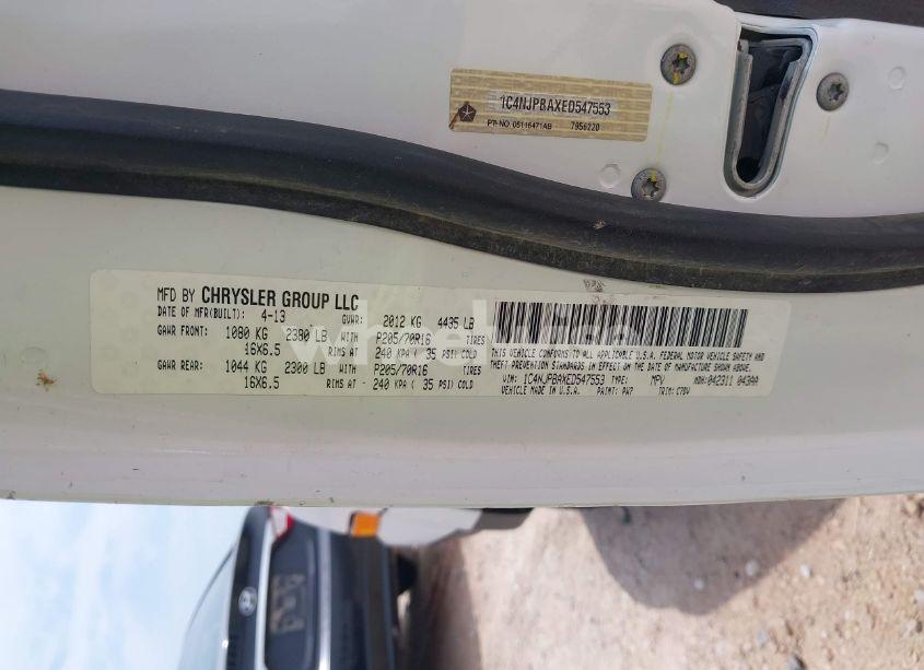 Photo 9 of 2014 Jeep Patriot SPORT (VIN 1C4NJPBAXED547553)