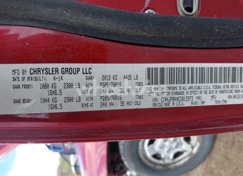 Photo 9 of 2014 Jeep Patriot SPORT (VIN 1C4NJPBAXED812973)