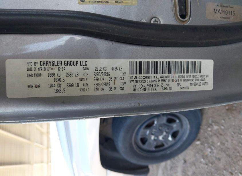 Photo 9 of 2014 Jeep Patriot SPORT (VIN 1C4NJPBB0ED887125)