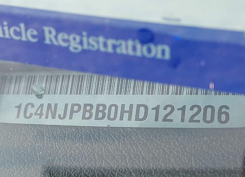 Photo 18 of 2017 Jeep Patriot SPORT FWD (VIN 1C4NJPBB0HD121206)