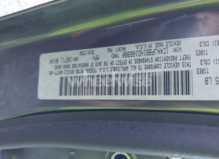 Photo 9 of 2017 Jeep Patriot SPORT (VIN 1C4NJPBB1HD166980)