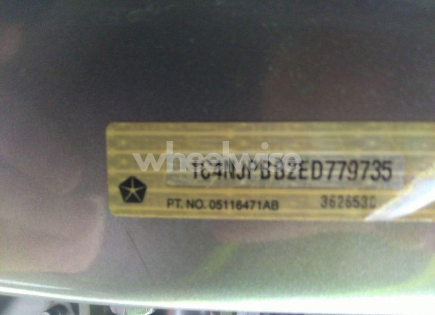 Photo 9 of 2014 Jeep Patriot SPORT (VIN 1C4NJPBB2ED779735)