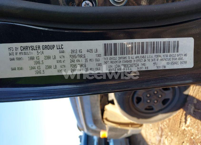 Photo 9 of 2014 Jeep Patriot SPORT (VIN 1C4NJPBB3ED827534)