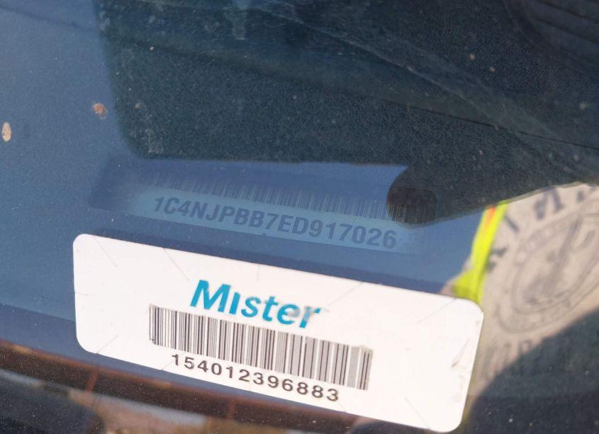 Photo 9 of 2014 Jeep Patriot SPORT (VIN 1C4NJPBB7ED917026)