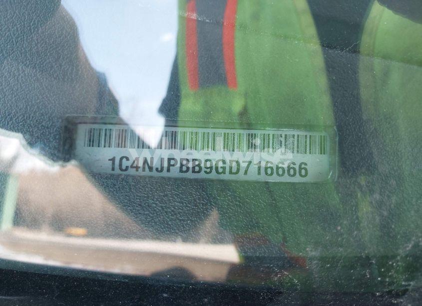 Photo 9 of 2016 Jeep Patriot SPORT (VIN 1C4NJPBB9GD716666)