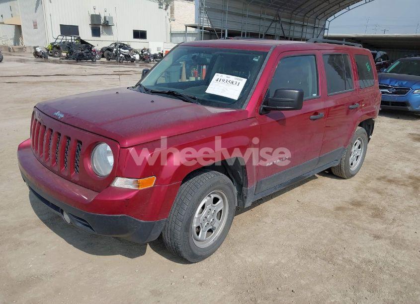Photo 2 of 2017 Jeep Patriot SPORT FWD (VIN 1C4NJPBBXHD103389)