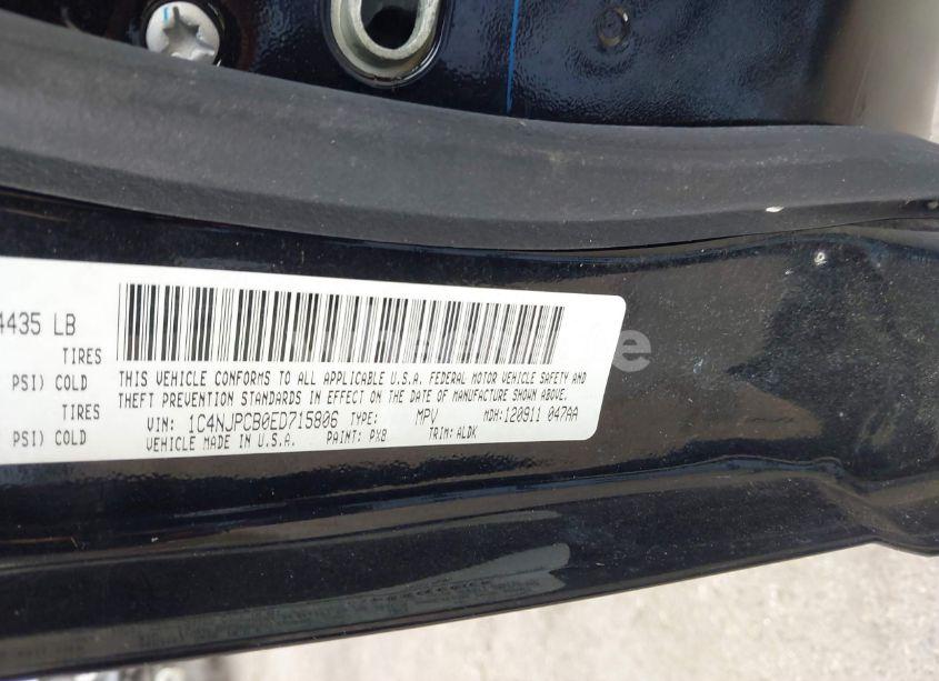Photo 9 of 2014 Jeep Patriot LIMITED (VIN 1C4NJPCB0ED715806)
