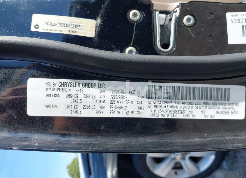 Photo 9 of 2014 Jeep Patriot LIMITED (VIN 1C4NJPCB2ED533427)