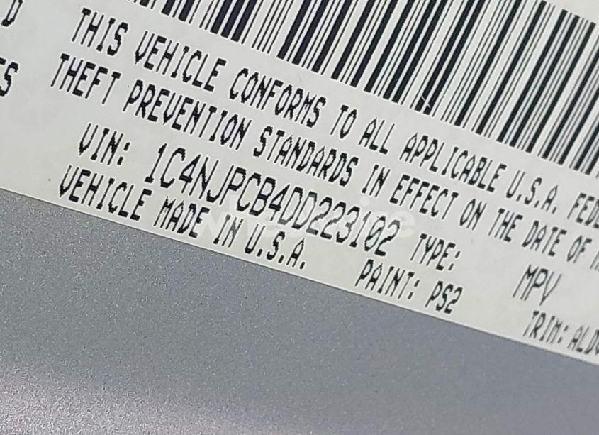 Photo 9 of 2013 Jeep Patriot LIMITED (VIN 1C4NJPCB4DD223102)