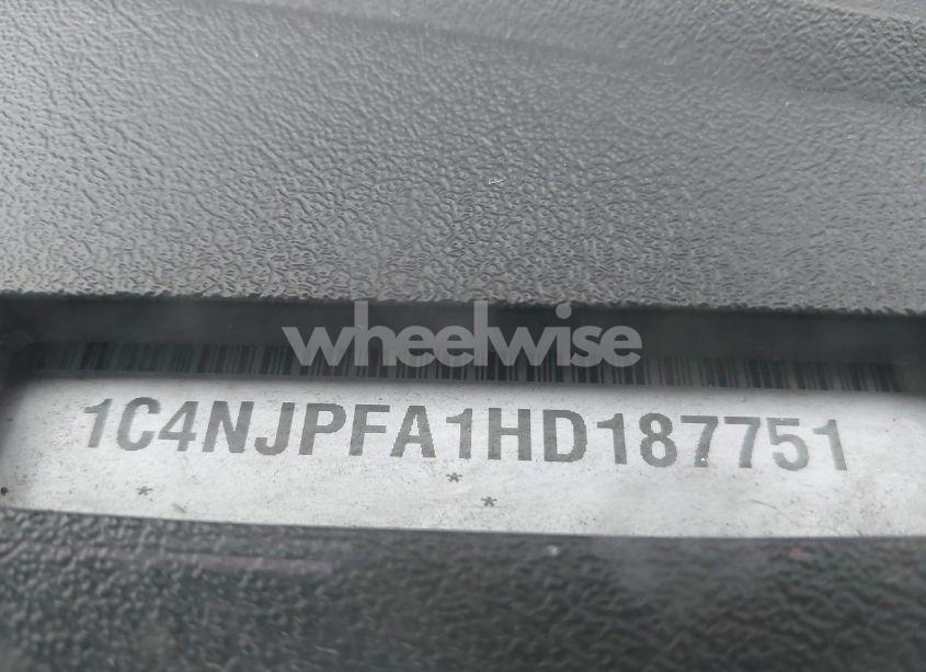 Photo 9 of 2017 Jeep Patriot HIGH ALTITUDE FWD (VIN 1C4NJPFA1HD187751)