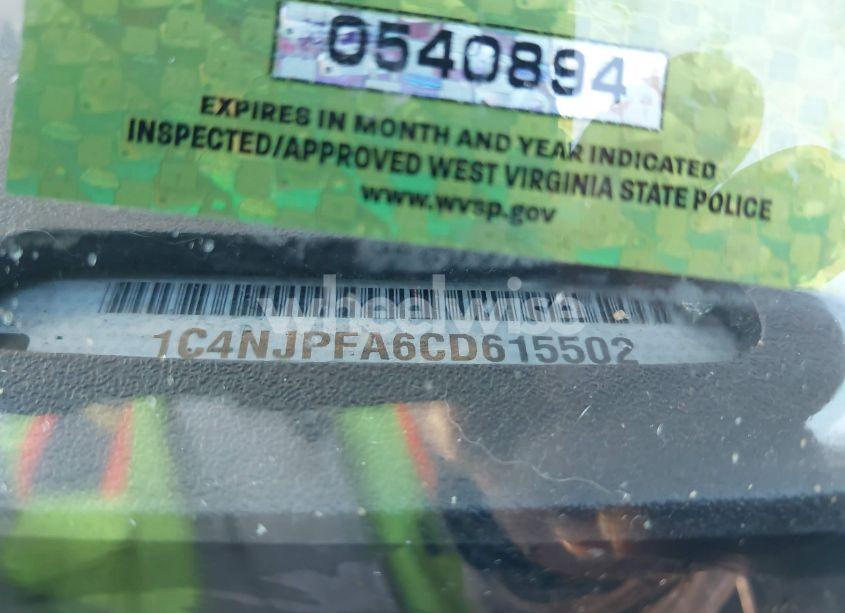 Photo 9 of 2012 Jeep Patriot LATITUDE (VIN 1C4NJPFA6CD615502)