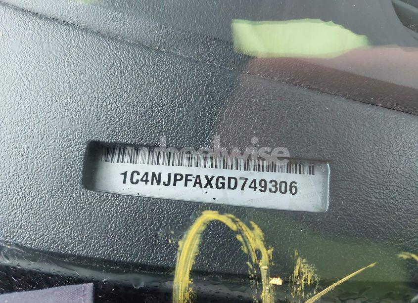 Photo 9 of 2016 Jeep Patriot HIGH ALTITUDE EDITION (VIN 1C4NJPFAXGD749306)