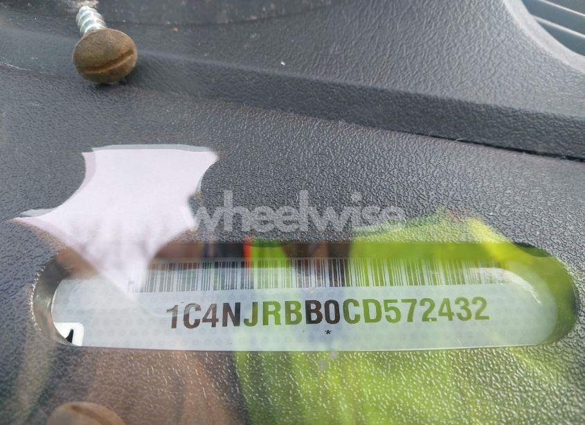 Photo 9 of 2012 Jeep Patriot SPORT (VIN 1C4NJRBB0CD572432)