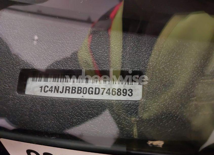 Photo 9 of 2016 Jeep Patriot SPORT (VIN 1C4NJRBB0GD746893)