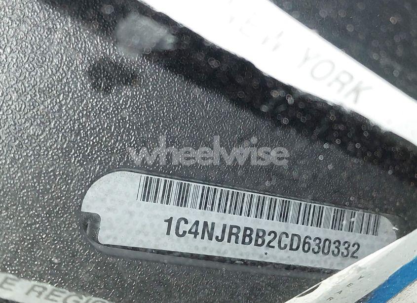 Photo 17 of 2012 Jeep Patriot SPORT (VIN 1C4NJRBB2CD630332)