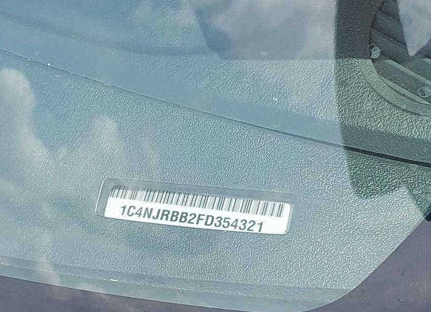 Photo 9 of 2015 Jeep Patriot ALTITUDE EDITION (VIN 1C4NJRBB2FD354321)