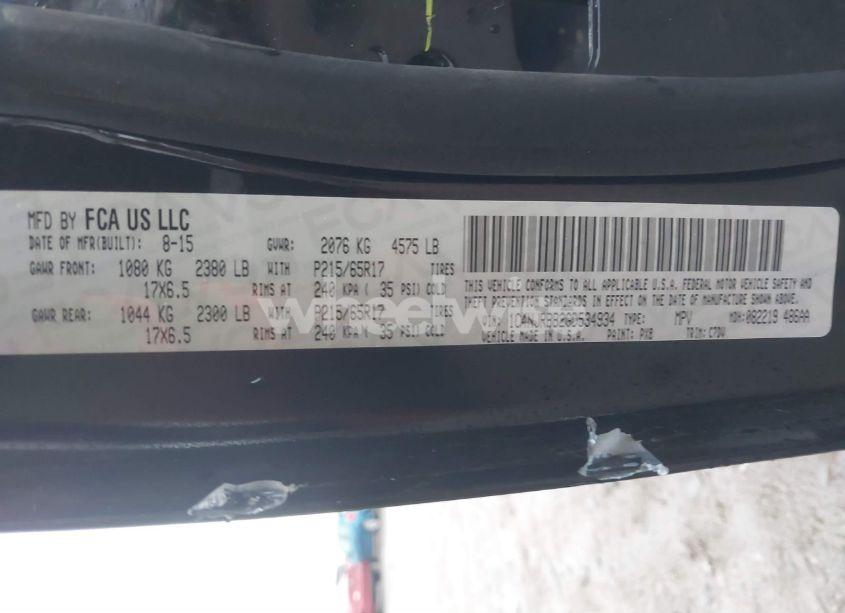 Photo 9 of 2016 Jeep Patriot SPORT (VIN 1C4NJRBB2GD534934)