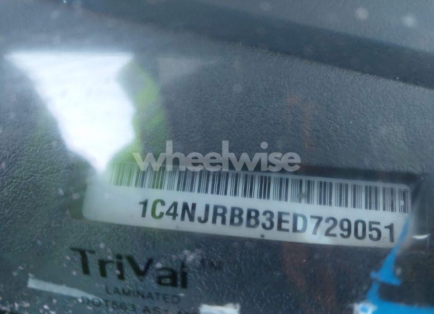 Photo 13 of 2014 Jeep Patriot SPORT (VIN 1C4NJRBB3ED729051)