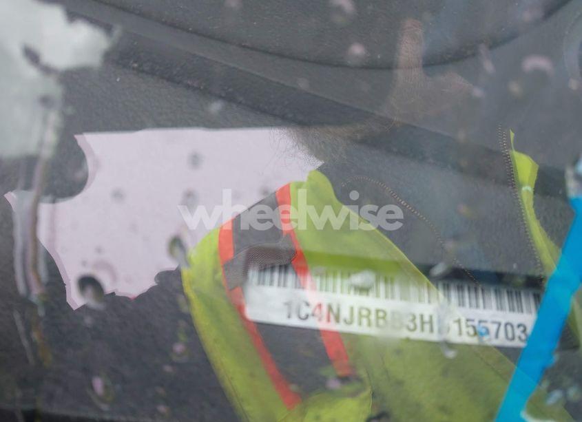 Photo 9 of 2017 Jeep Patriot SPORT 4X4 (VIN 1C4NJRBB3HD155703)