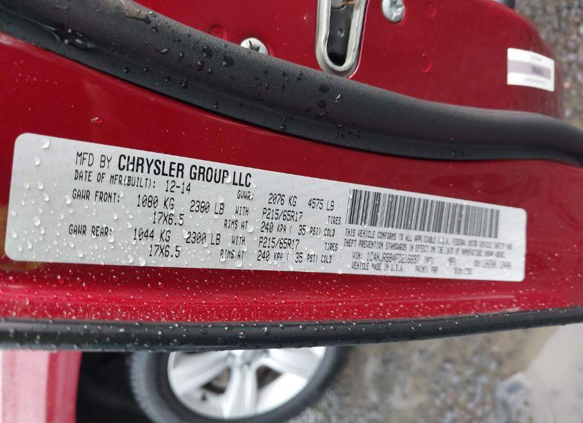 Photo 9 of 2015 Jeep Patriot SPORT (VIN 1C4NJRBB4FD216697)