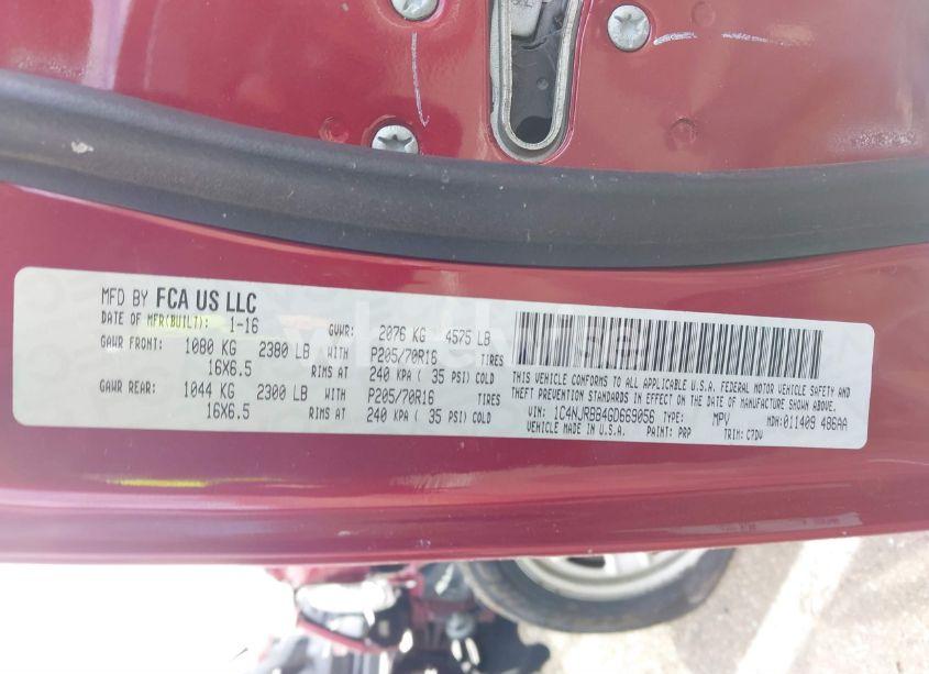 Photo 9 of 2016 Jeep Patriot SPORT (VIN 1C4NJRBB4GD669056)