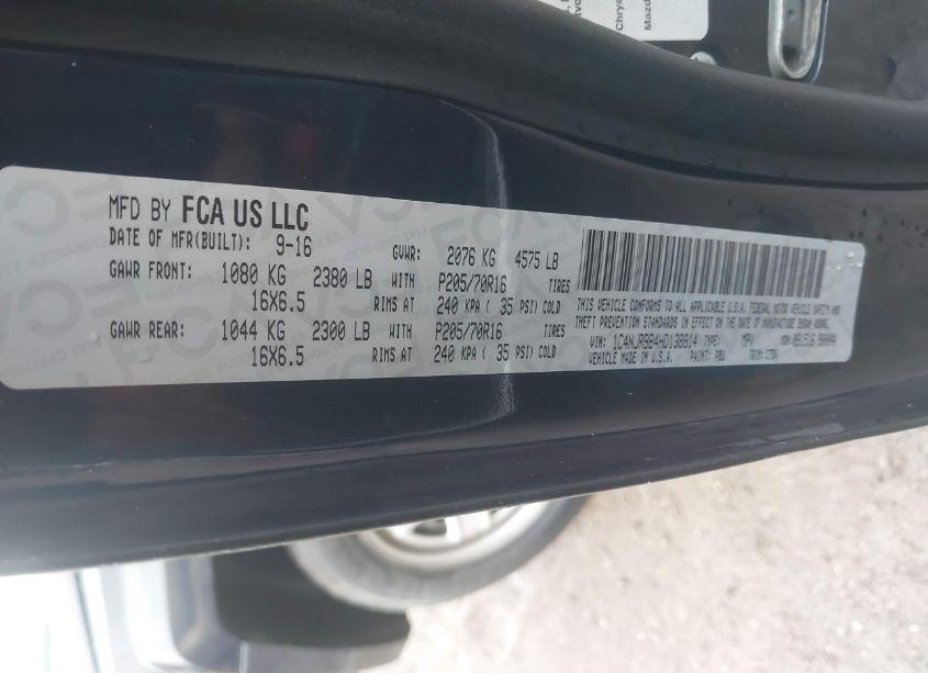 Photo 9 of 2017 Jeep Patriot SPORT 4X4 (VIN 1C4NJRBB4HD138814)