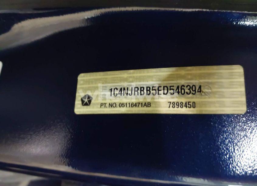 Photo 9 of 2014 Jeep Patriot SPORT (VIN 1C4NJRBB5ED546394)