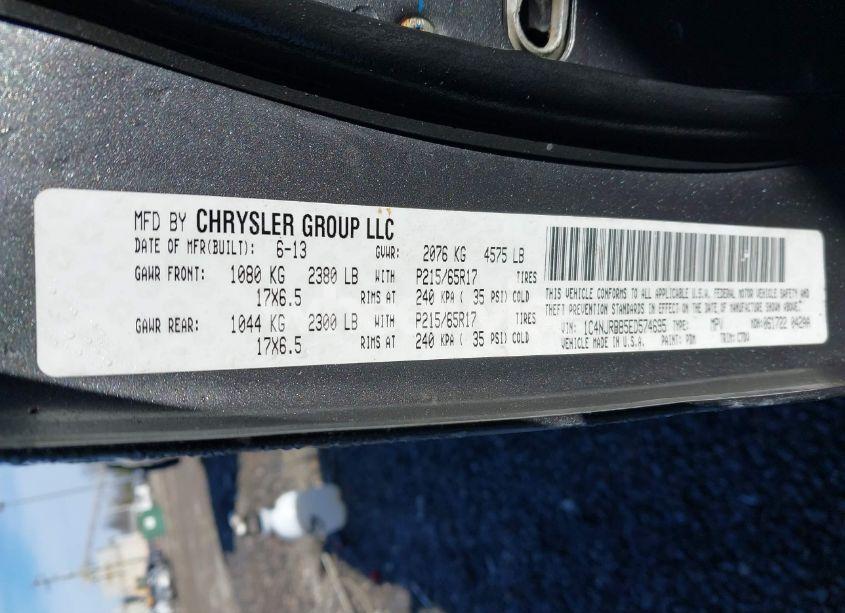 Photo 9 of 2014 Jeep Patriot SPORT (VIN 1C4NJRBB5ED574695)