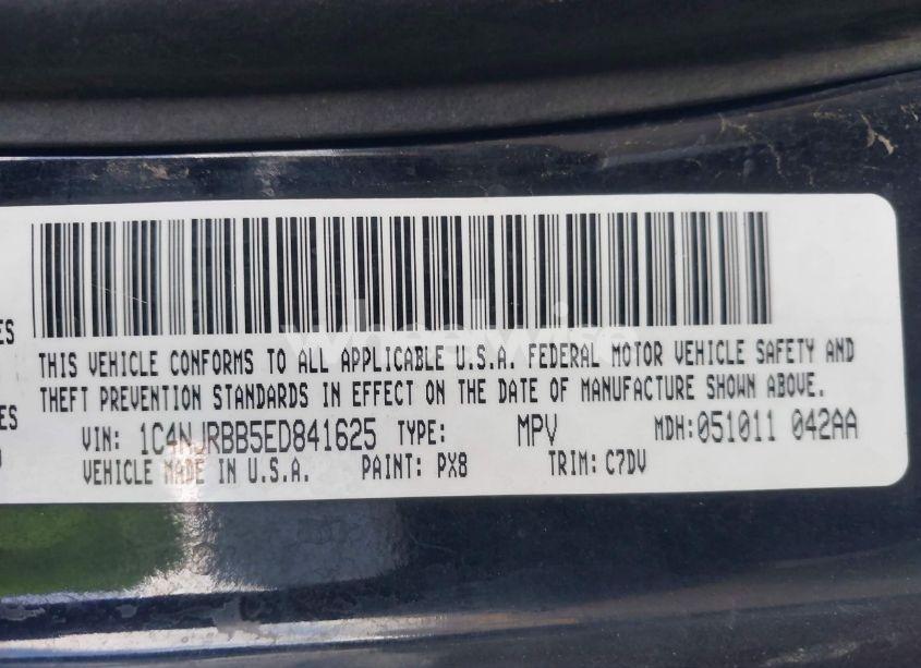 Photo 9 of 2014 Jeep Patriot SPORT (VIN 1C4NJRBB5ED841625)